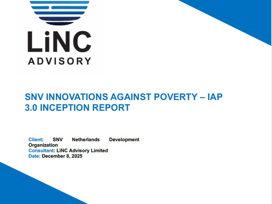 Innovations Against Poverty SME Systems Strengthening
